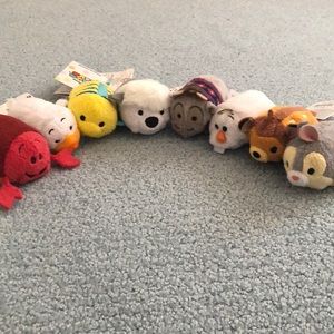 Assorted Tsum Tsums (Little Mermaid, Bambi, other)